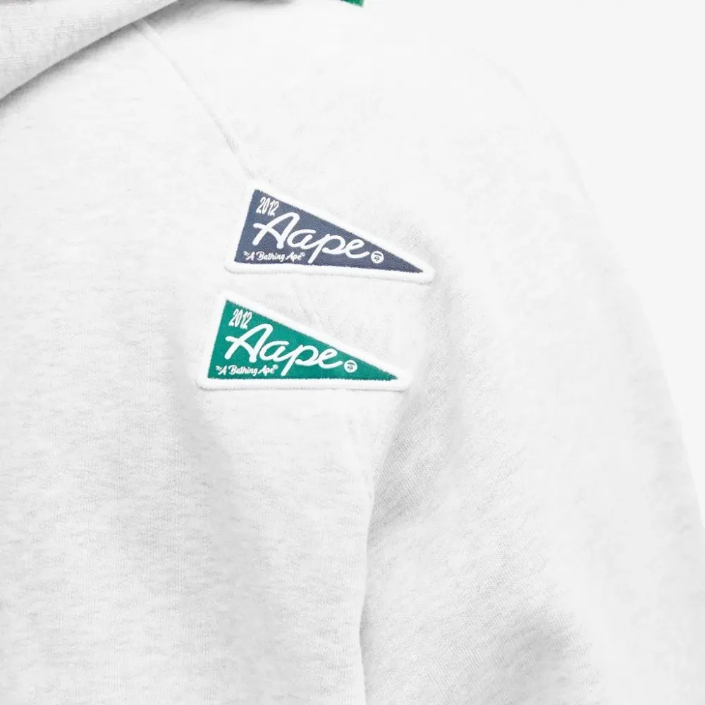 A BATHING APE  |Street Style Long Sleeves Plain Cotton Logo Hoodies