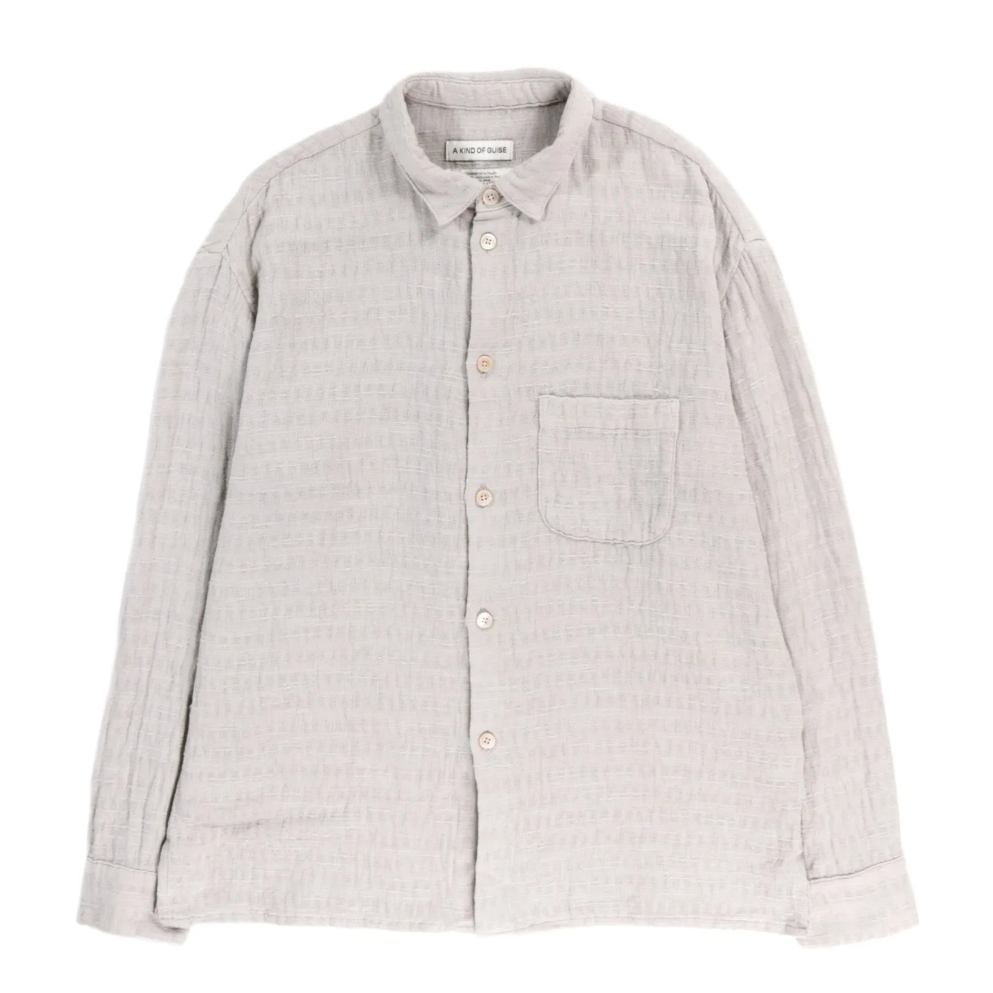 A KIND OF GUISE GUSTO SHIRT WASHED CLAY