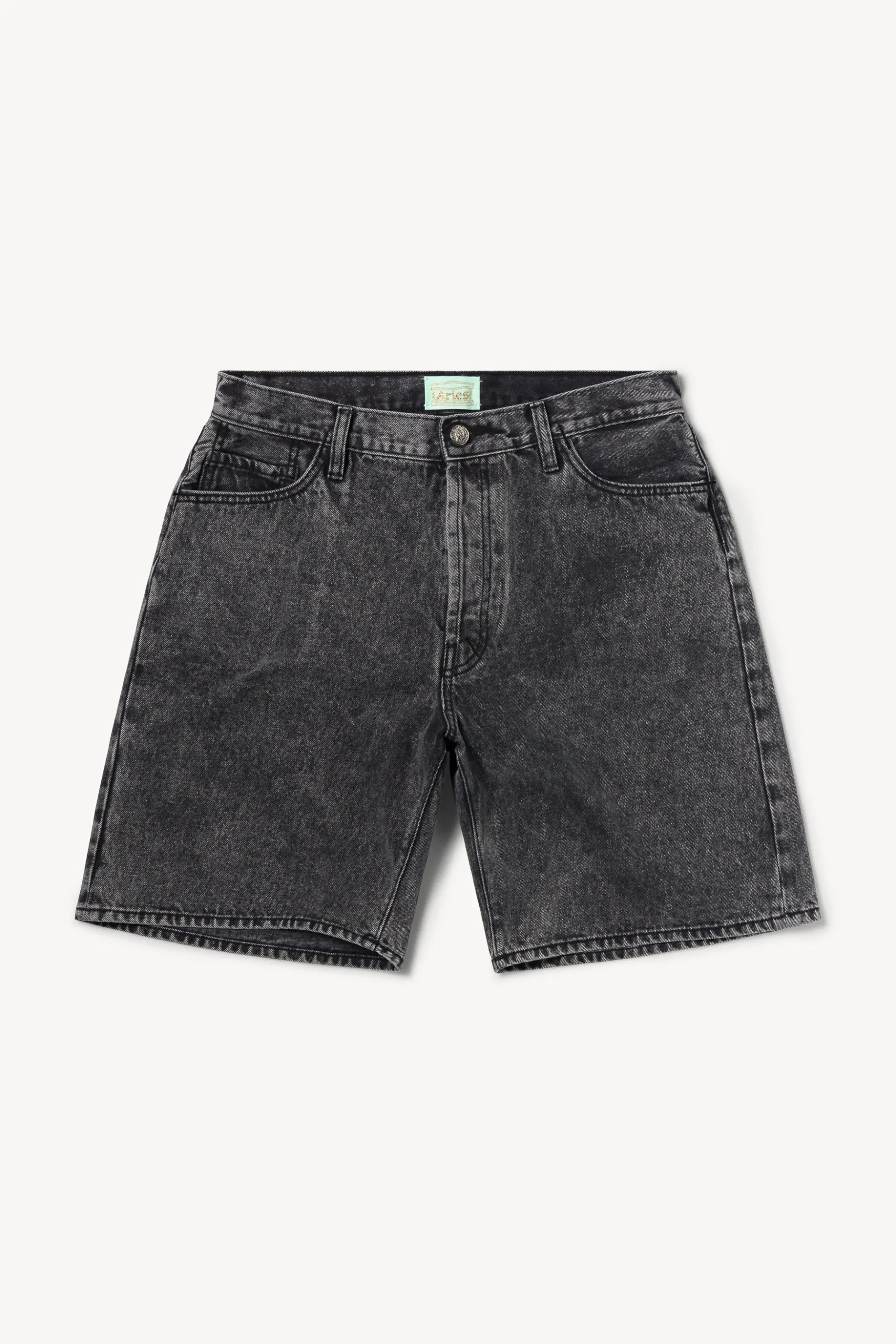 Acid Wash Denim Short