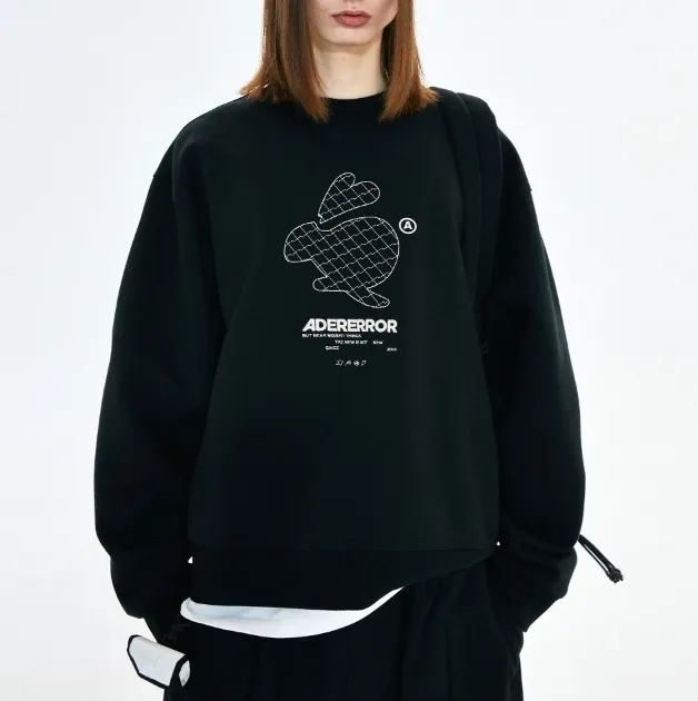 ADERERROR  |Unisex Street Style Long Sleeves Plain Logo