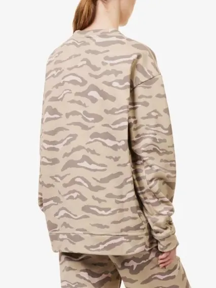 adidas  |Crew Neck Zebra Patterns Camouflage Collaboration