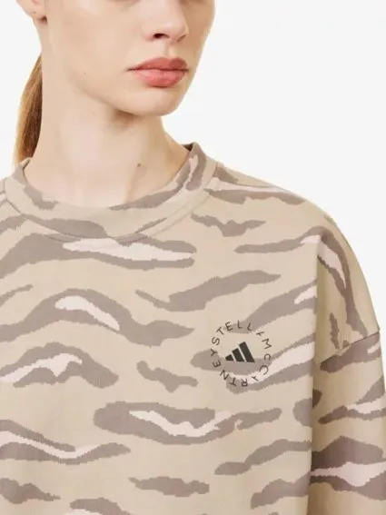 adidas  |Crew Neck Zebra Patterns Camouflage Collaboration