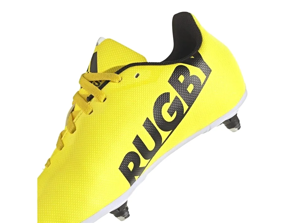 adidas Junior Rugby Boots Soft Ground Kids Childrens Yellow