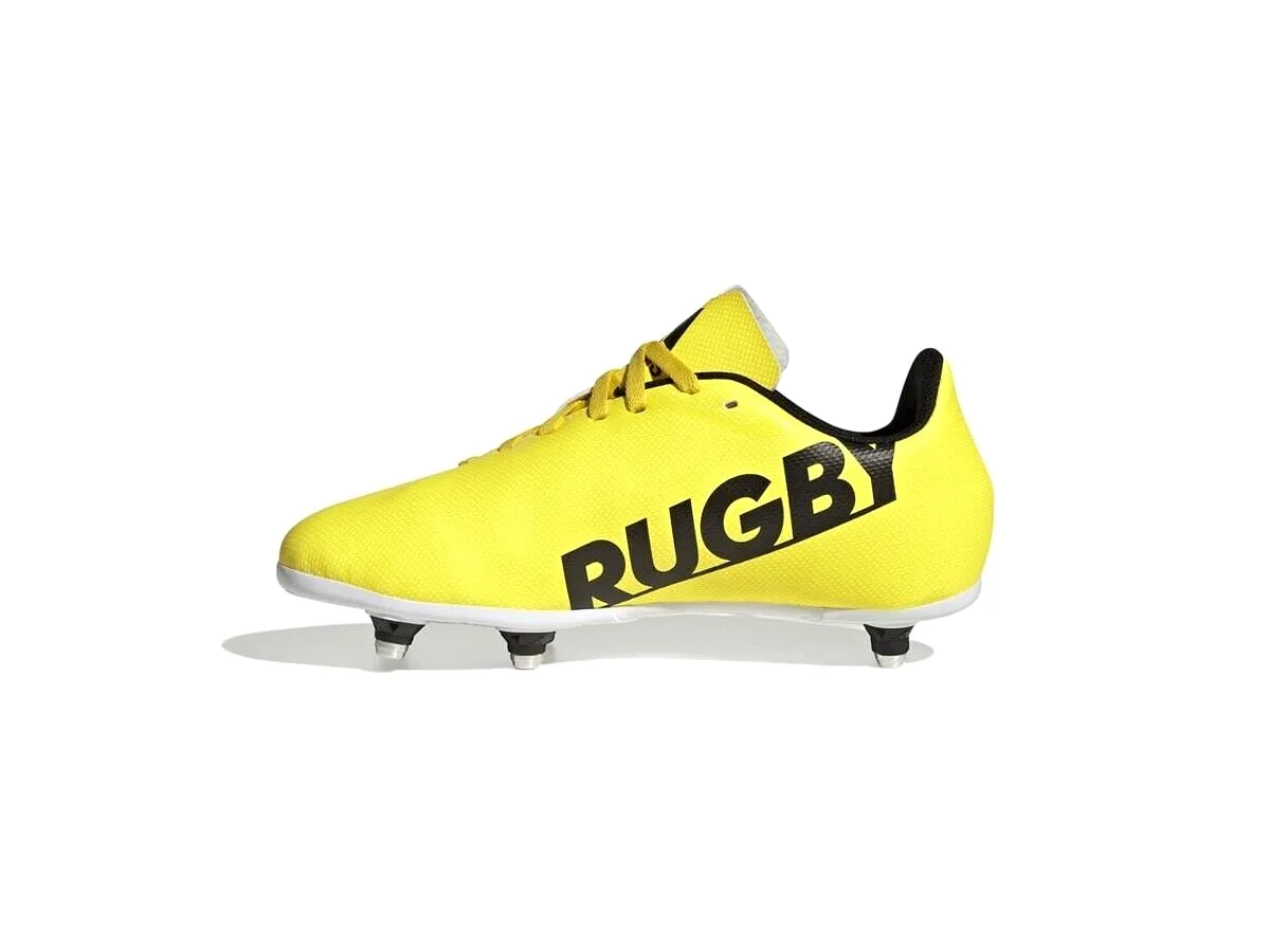 adidas Junior Rugby Boots Soft Ground Kids Childrens Yellow