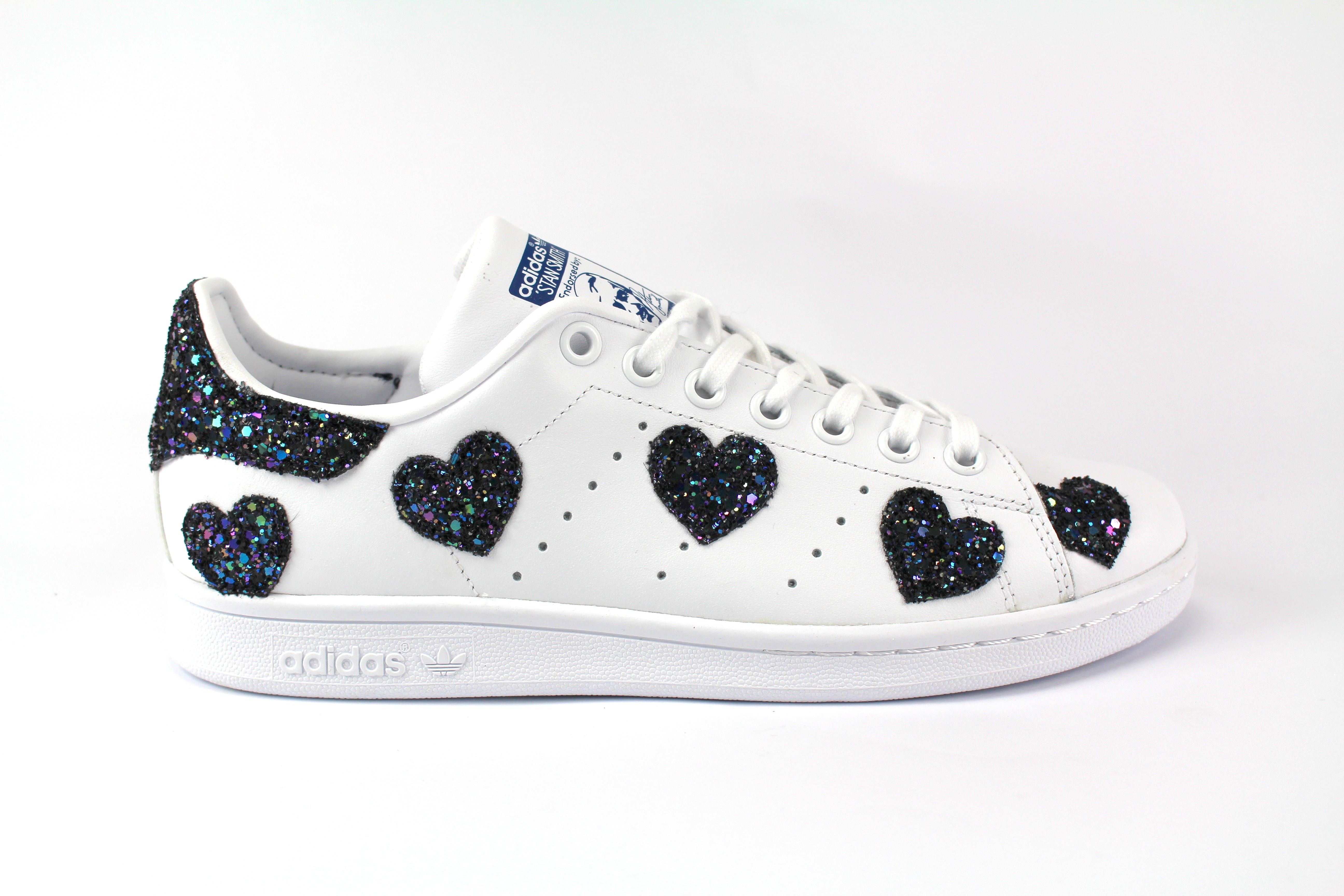 Adidas Stan Smith Cuori Black Iris Glitter