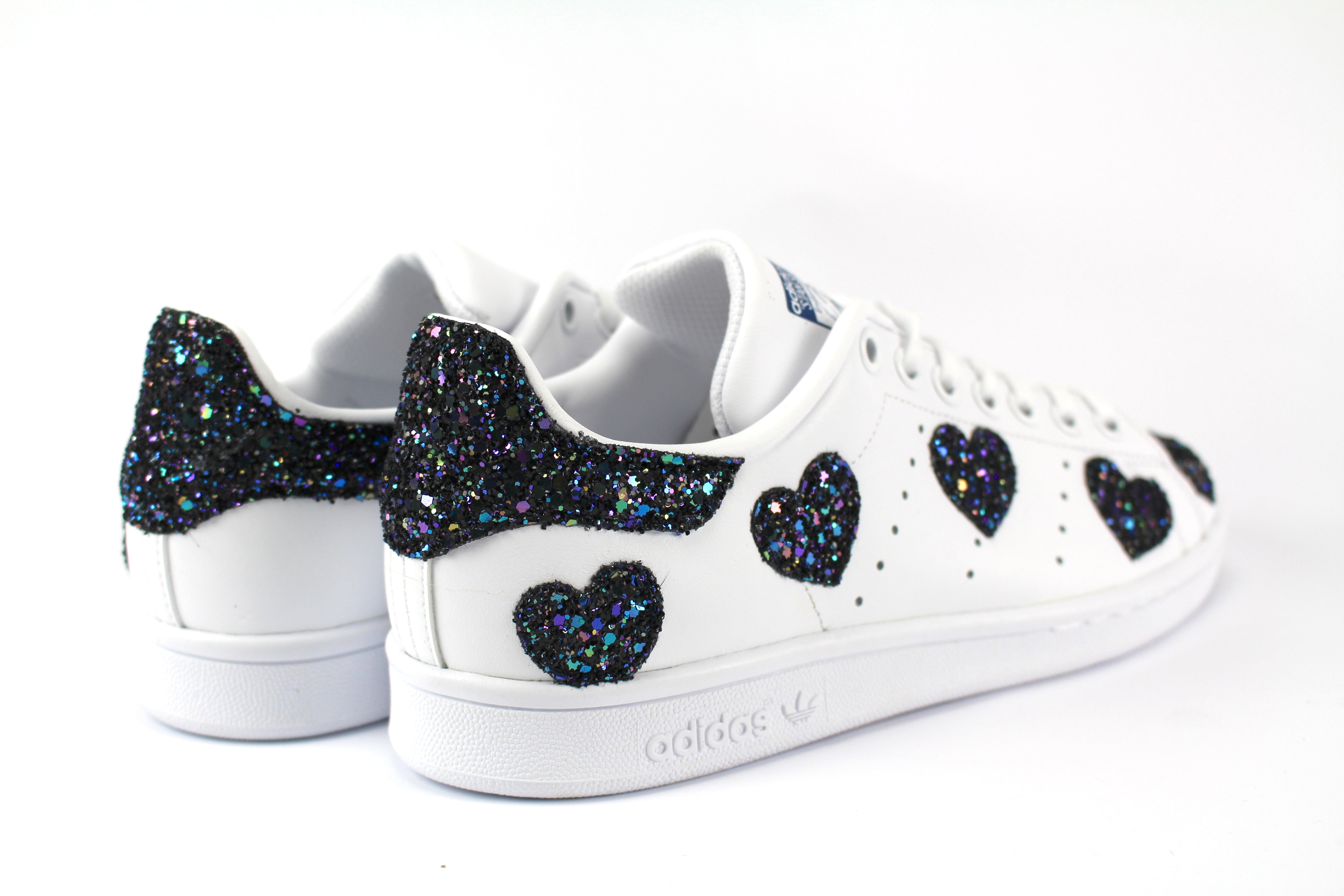 Adidas Stan Smith Cuori Black Iris Glitter