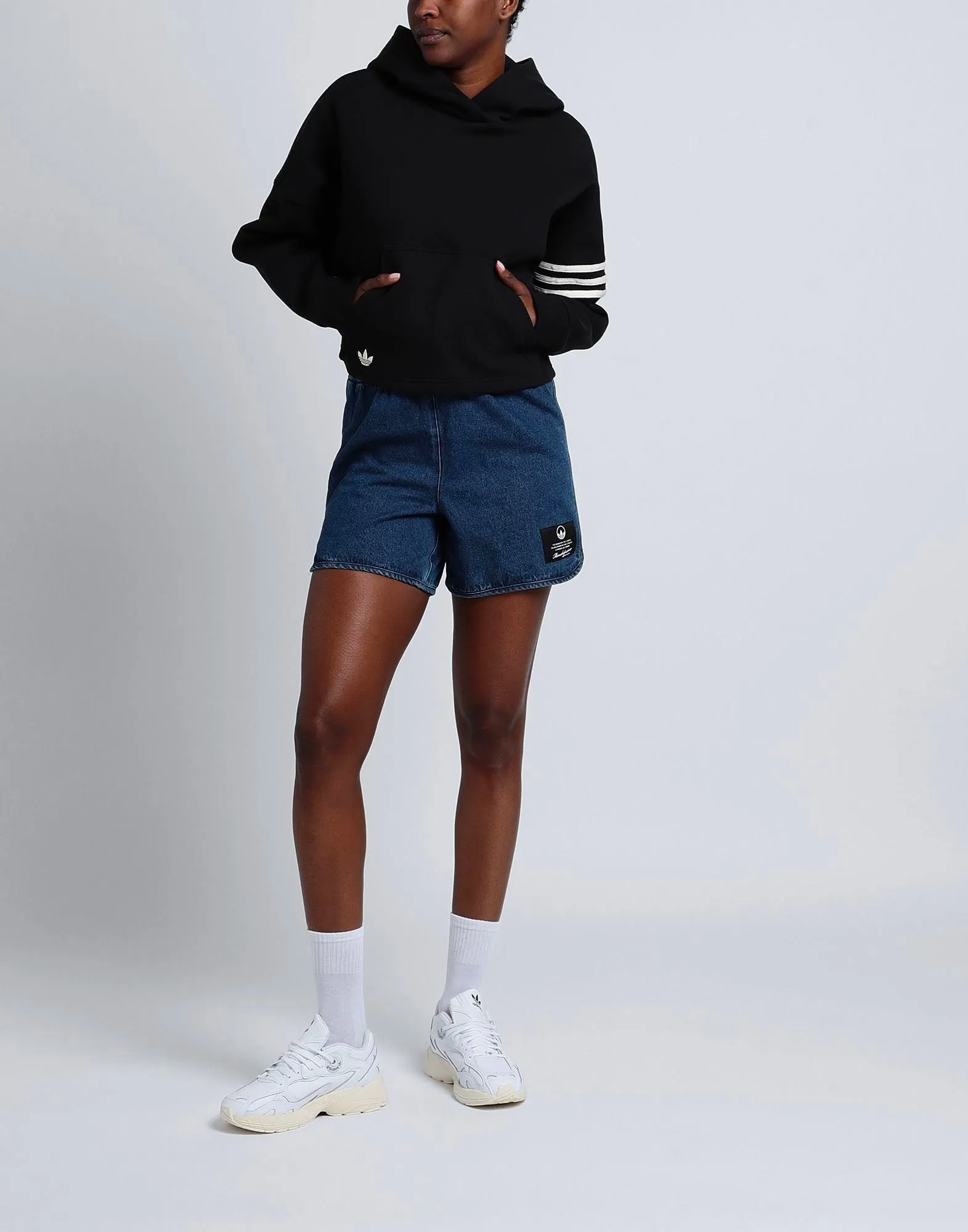 adidas  |Unisex Street Style Long Sleeves Plain Cotton Logo