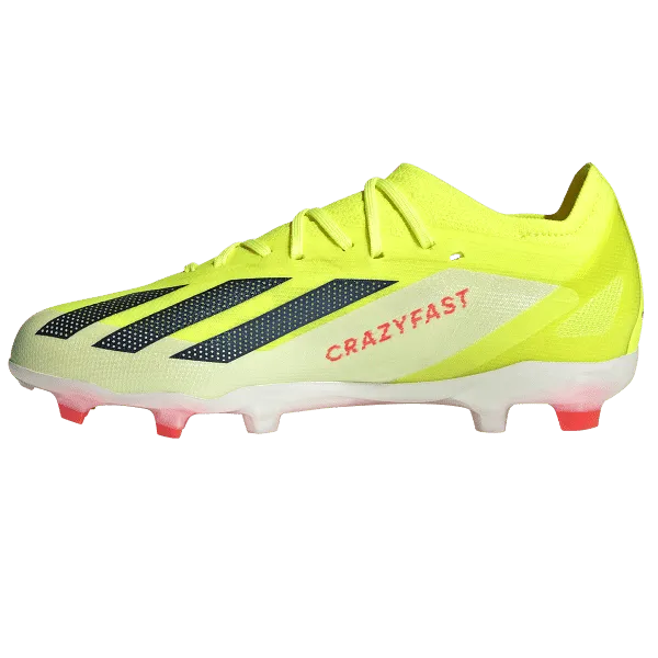 Adidas X Crazyfast Elite FG Junior Football Boot - Solar Energy