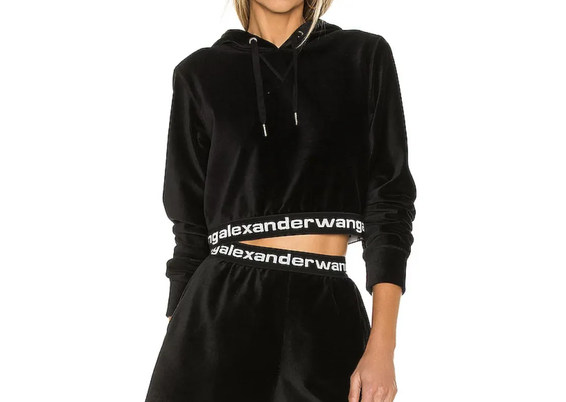 Alexander Wang  |Street Style Long Sleeves Plain Cotton Logo