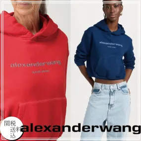 Alexander Wang  |Unisex Street Style Designers Hoodies