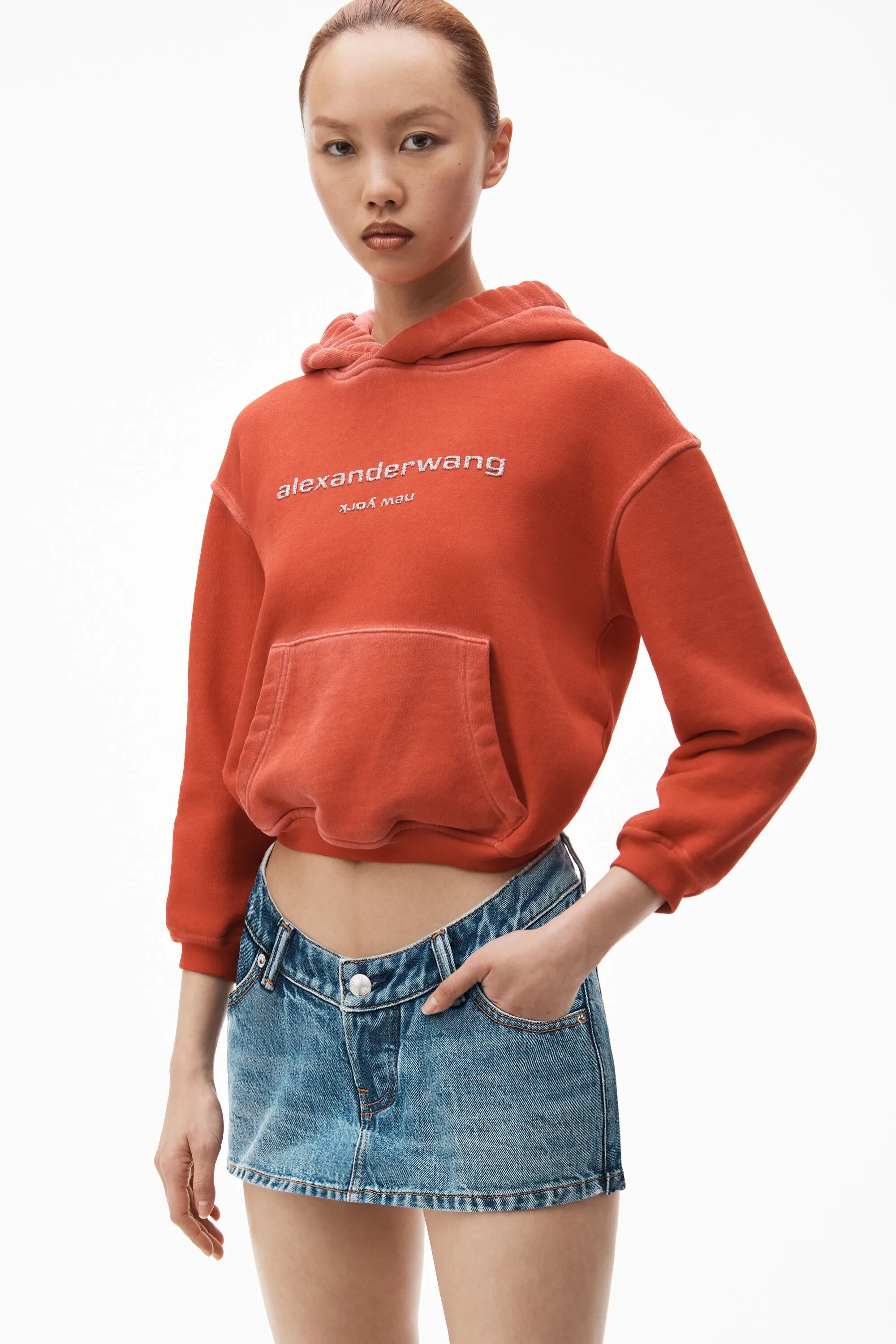 Alexander Wang  |Unisex Street Style Designers Hoodies