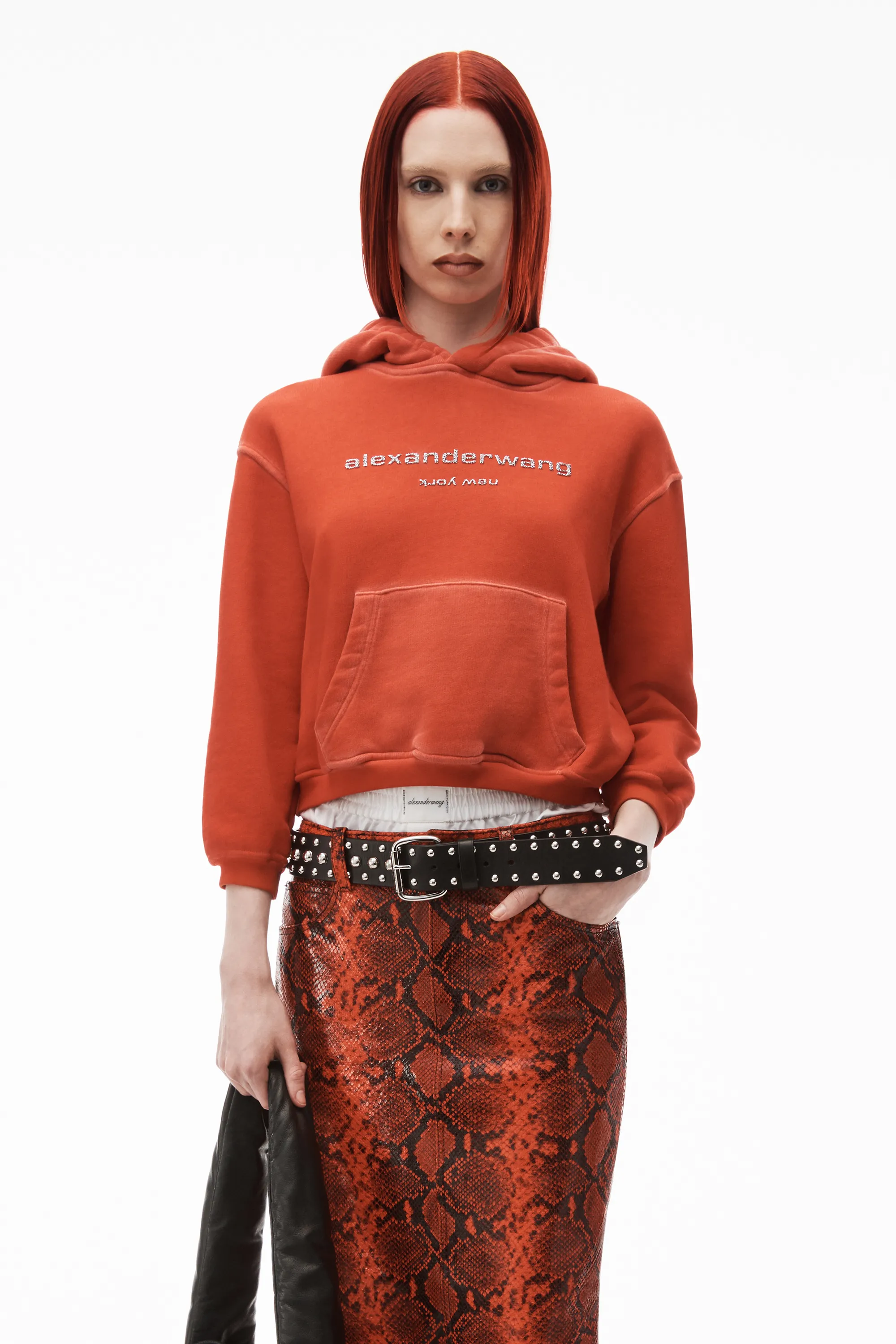 Alexander Wang  |Unisex Street Style Designers Hoodies