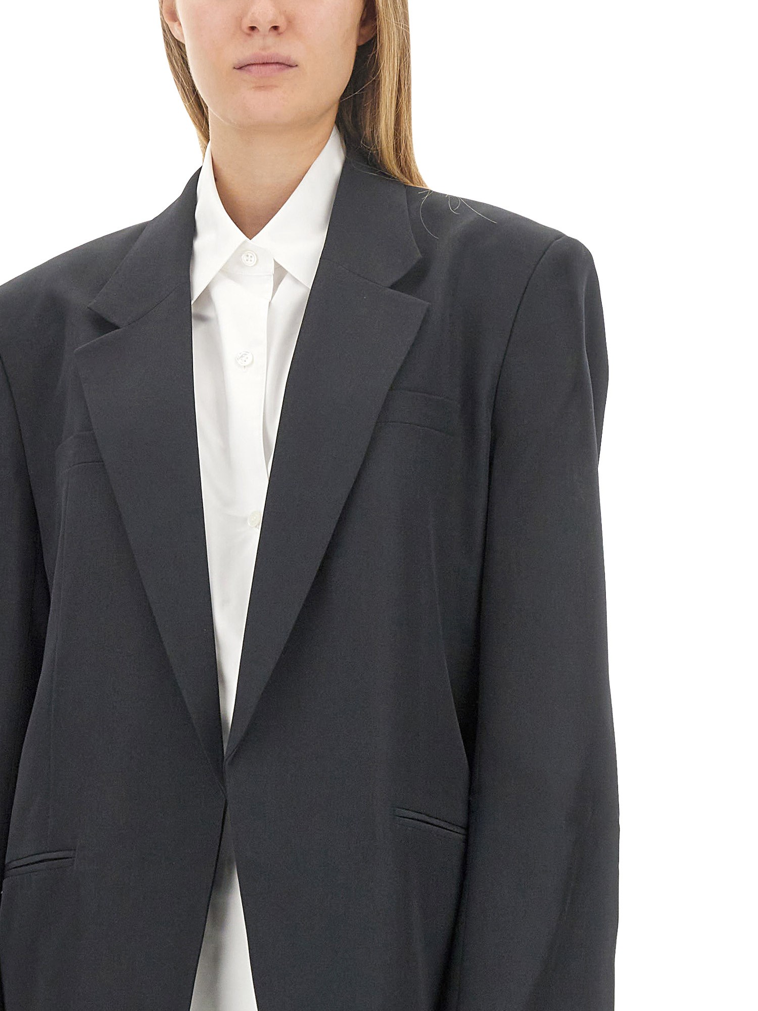 ALEXANDER WANG    WOOL BLEND BLAZER SHIRT COMBO