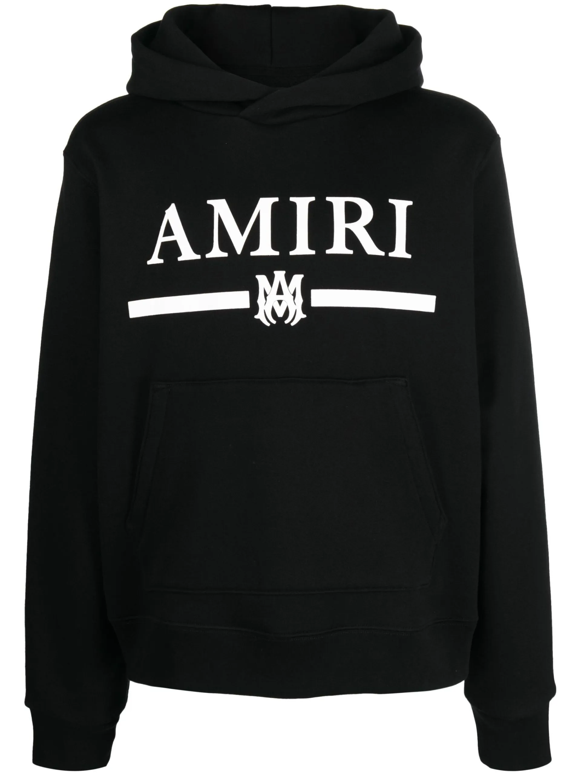 AMIRI  |Street Style Bi-color Long Sleeves Plain Cotton Logo Hoodies