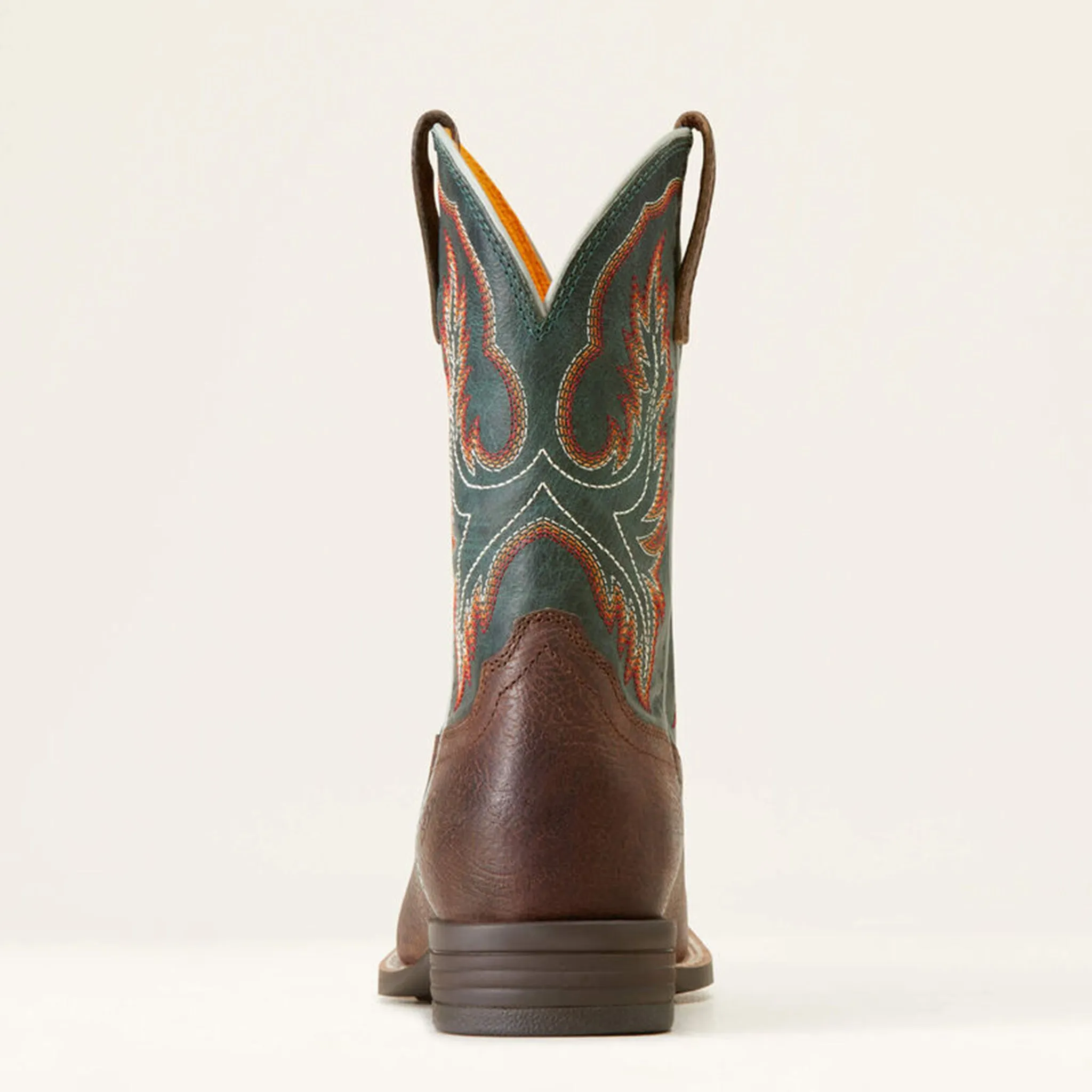 Ariat Kid's Brown & Teal Wilder Square Toe