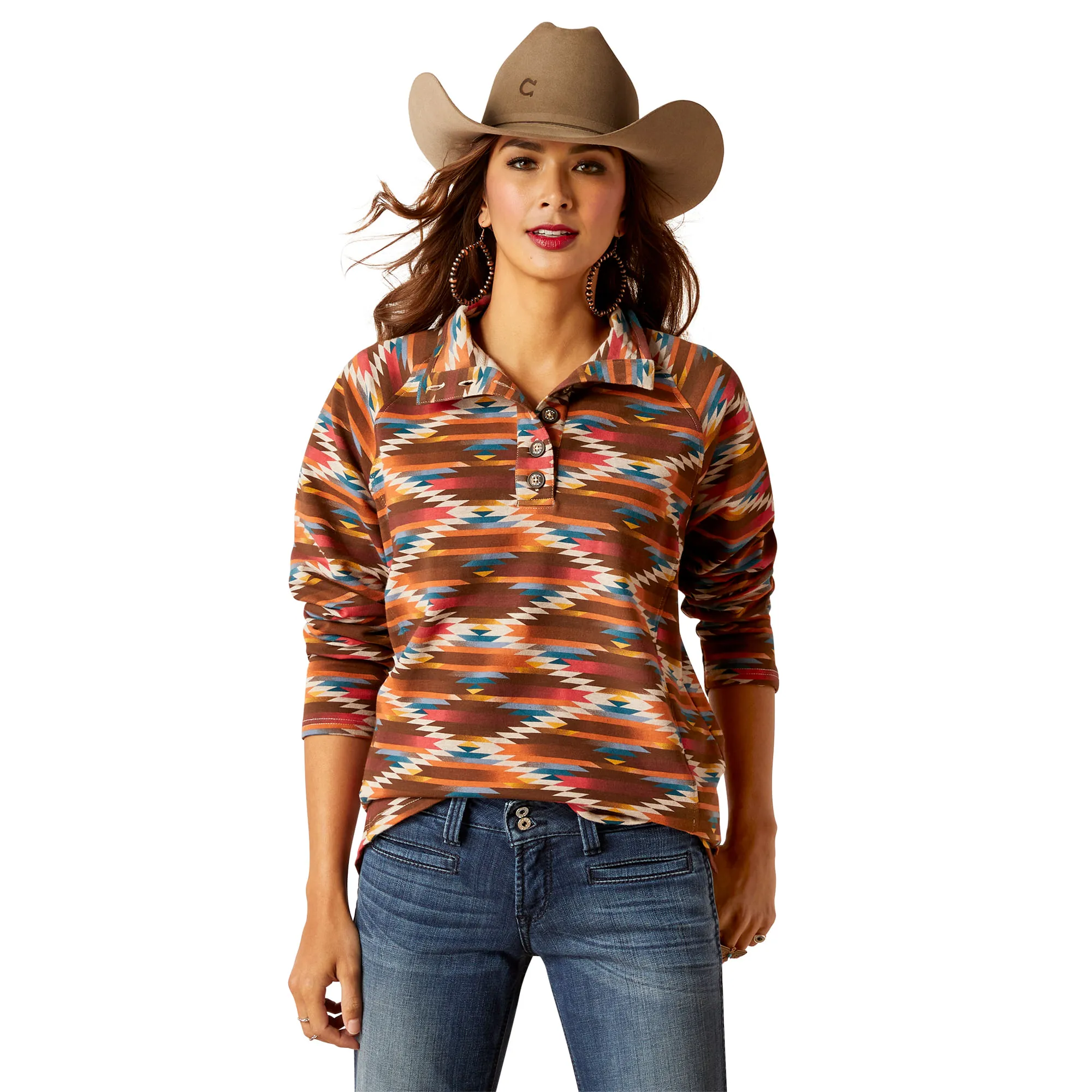 Ariat Womens  Mirage Real Comf Mirage Sweatshirt Jacket