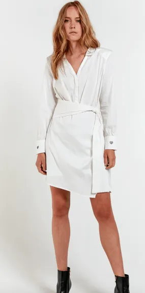 AS by DF Heart On My Sleeve Dress in White