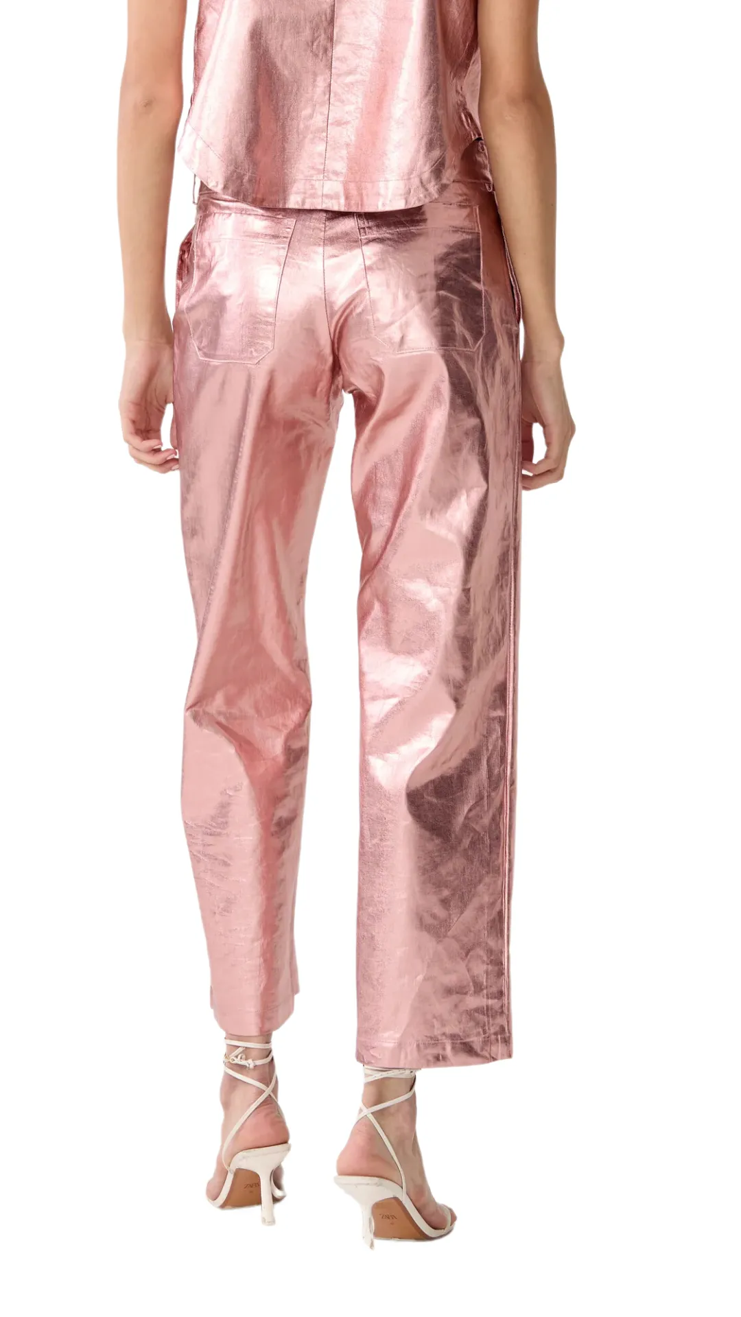 Astro Metallic Peach Pant