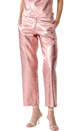 Astro Metallic Peach Pant