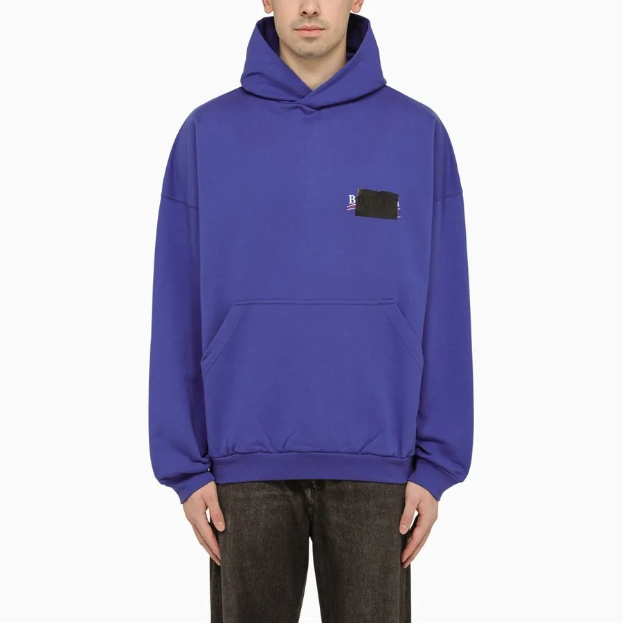 BALENCIAGA  |Street Style Long Sleeves Oversized Logo Luxury Hoodies