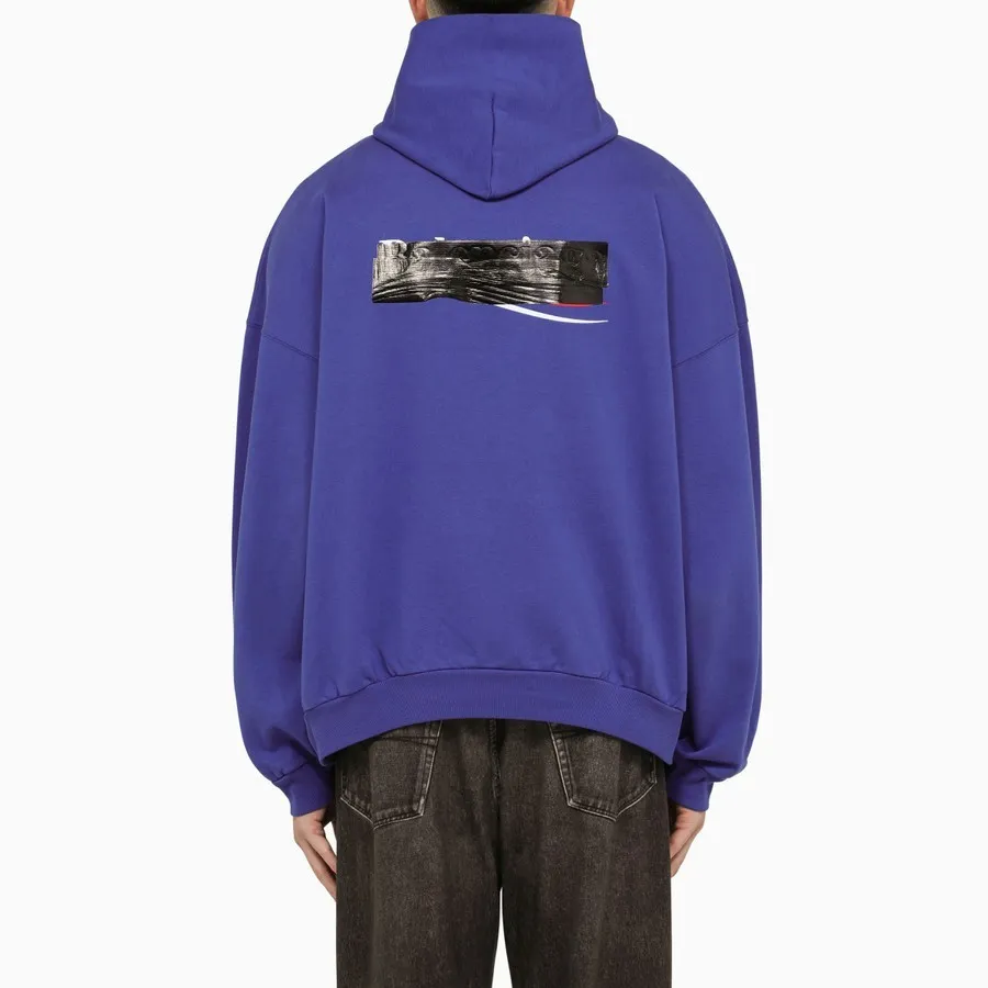 BALENCIAGA  |Street Style Long Sleeves Oversized Logo Luxury Hoodies