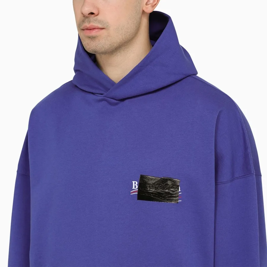 BALENCIAGA  |Street Style Long Sleeves Oversized Logo Luxury Hoodies