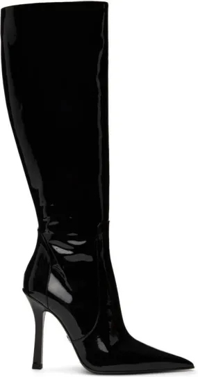 Blumarine Black Pointed Tall Boots