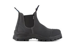 Blundstone - 910 Black Steel Toe Capped Leather Chelsea Boots