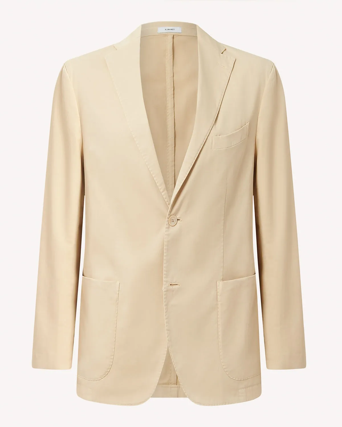 Boglioli SB2 Cotton K-Jacket Suit - Lt Biege