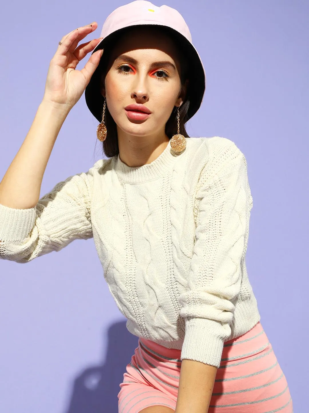 Cable Knitted Sweater