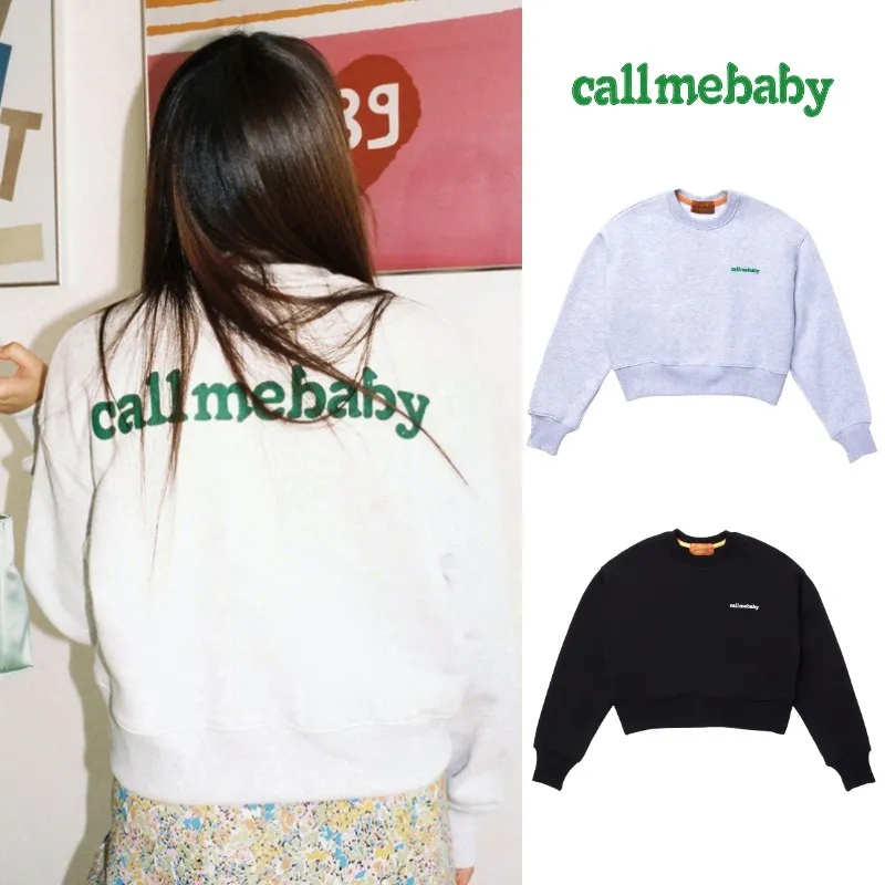 Call Me Baby  |Street Style Cotton Logo Hoodies & Sweatshirts