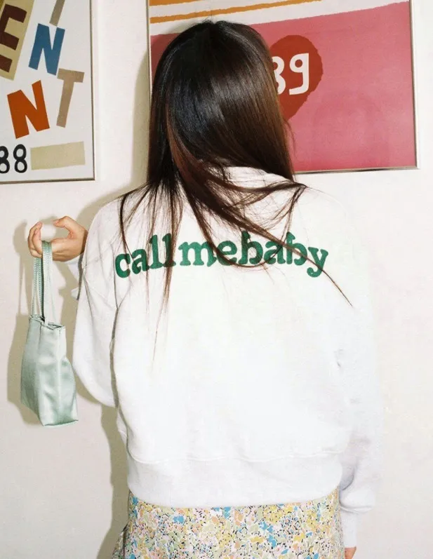 Call Me Baby  |Street Style Cotton Logo Hoodies & Sweatshirts