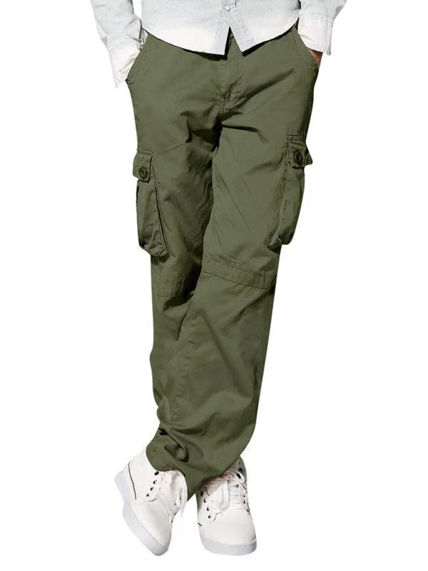 Casual Straight Loose Men Cargo Pants