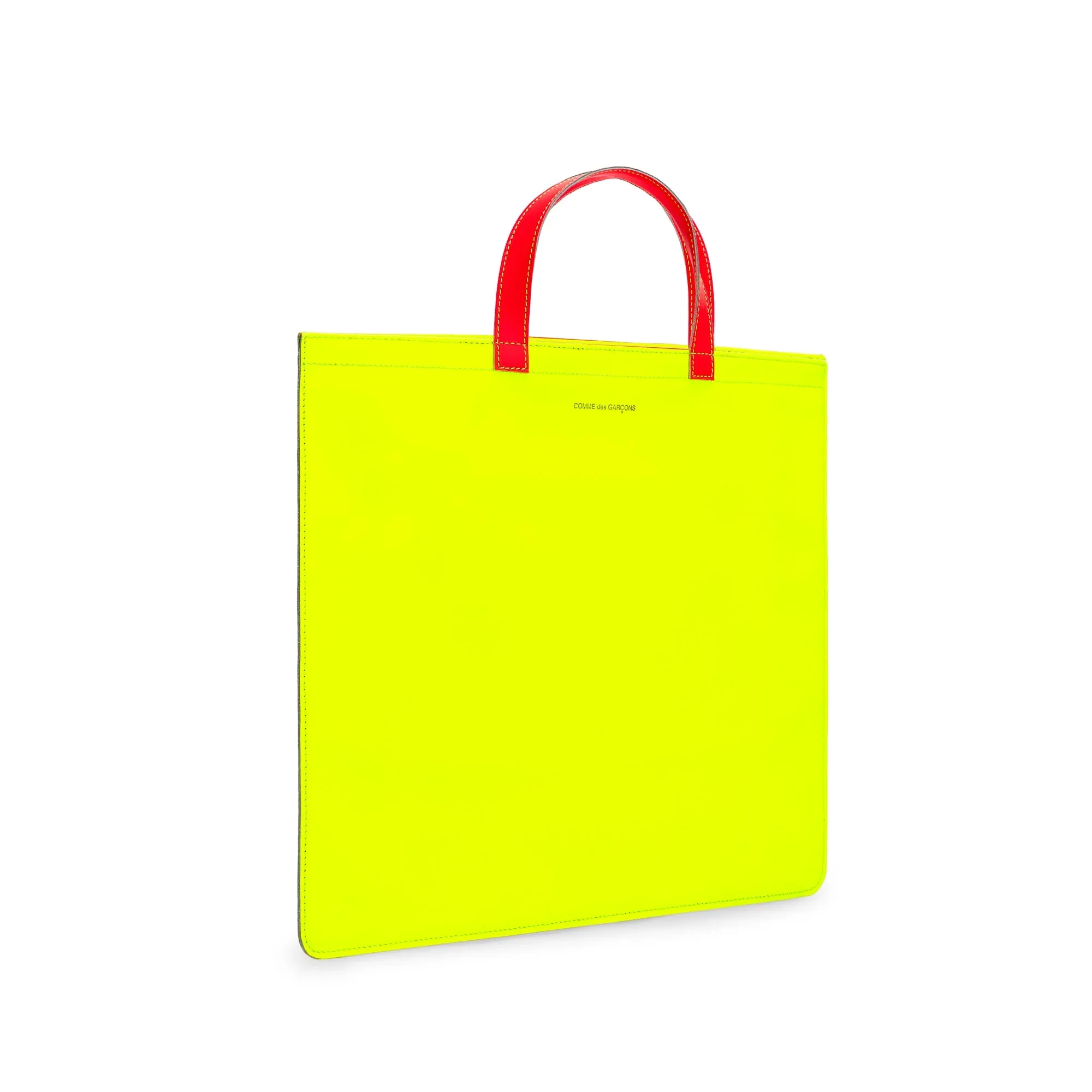 CDG WALLET  Super Fluo Tote Bag Yellow/Orange SA9000SF 