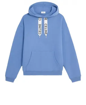 CELINE  |Unisex Long Sleeves Cotton Oversized Logo Luxury Hoodies