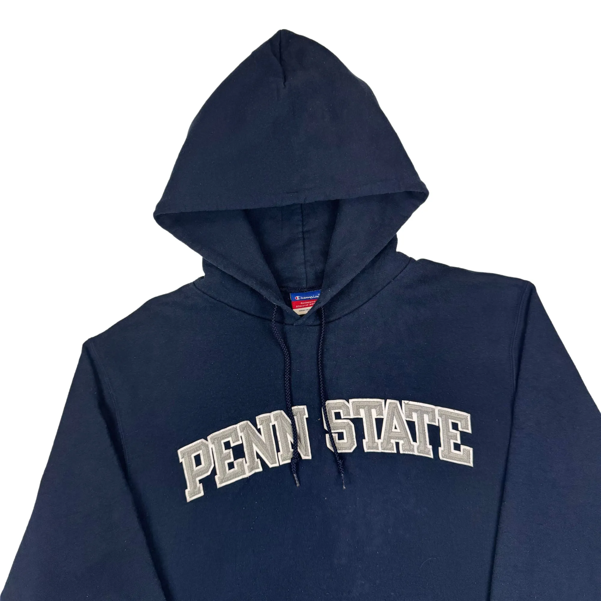 Champion Penn State Spell Out Pullover Hoodie Navy