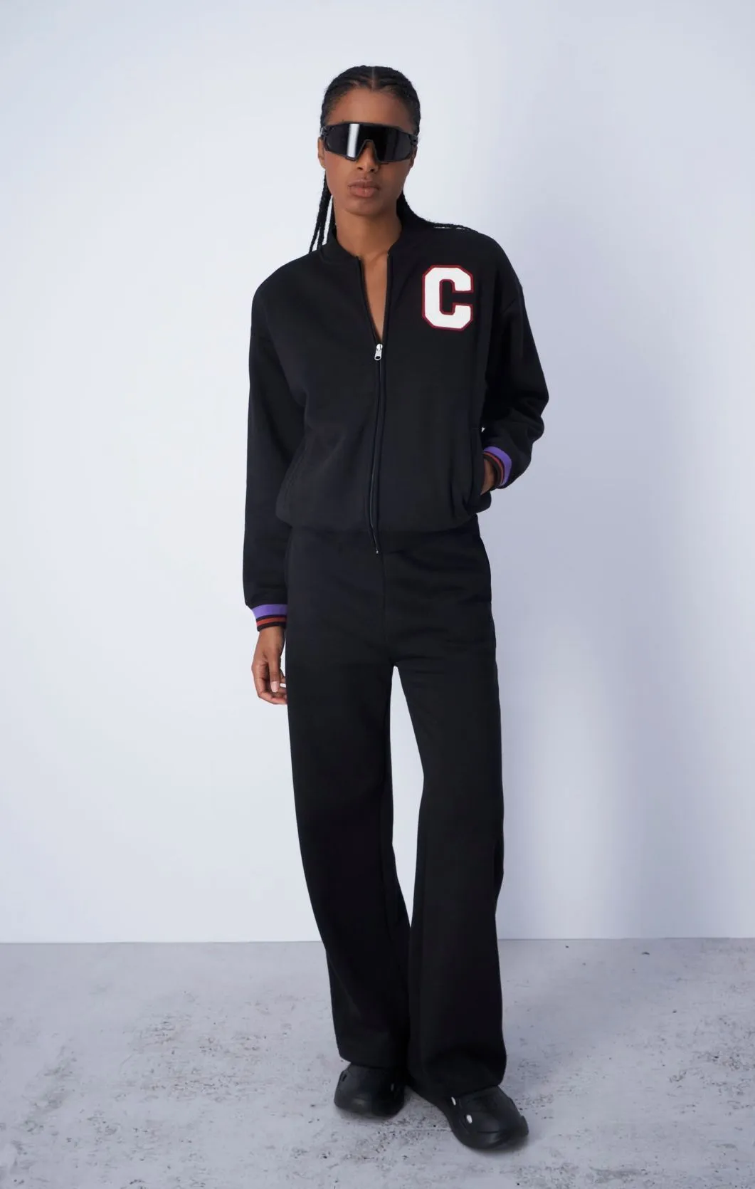 CHAMPION  |Sweat Street Style Long Sleeves Cotton Logo