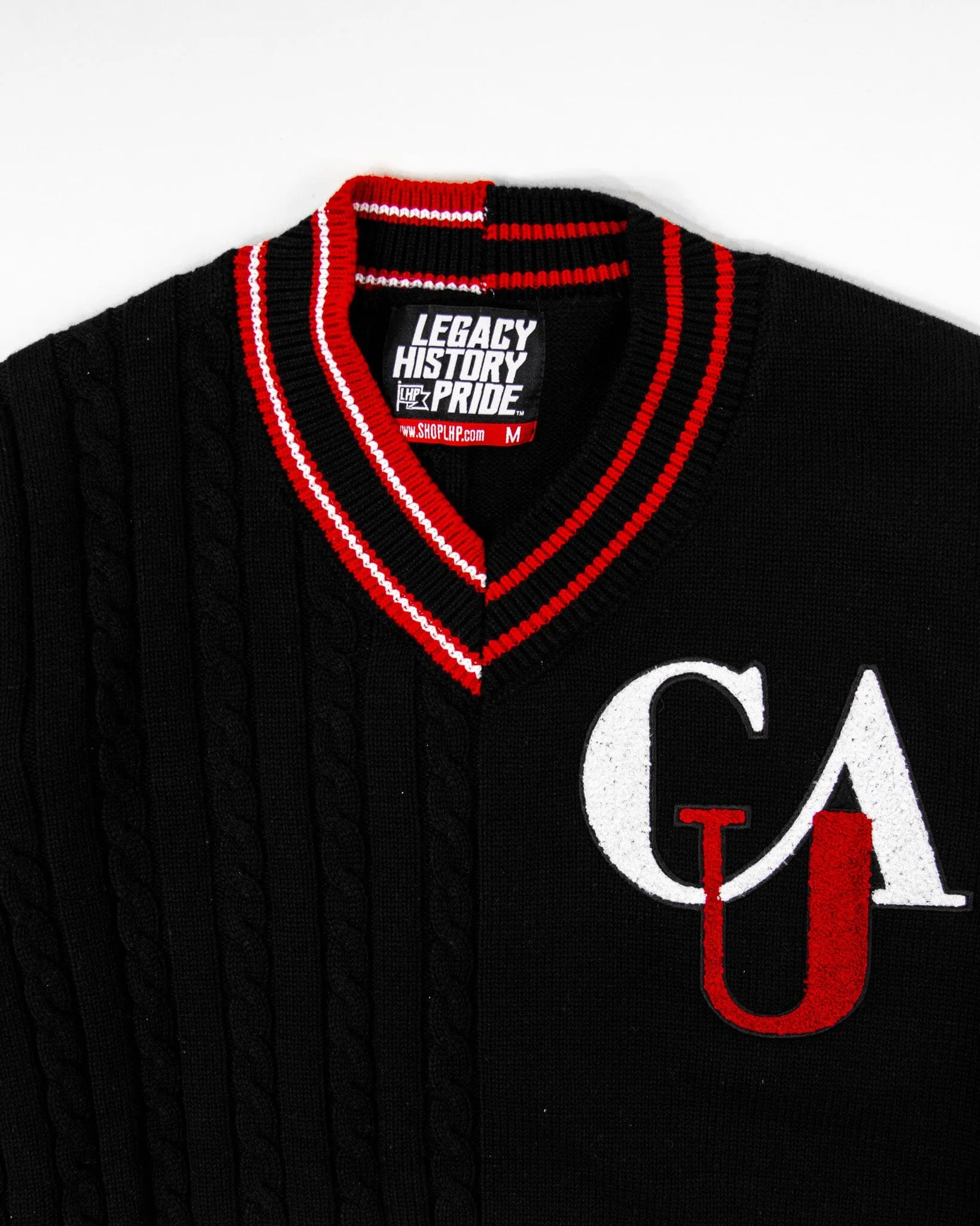 CLARK ATLANTA 40Love V-Neck Sweater