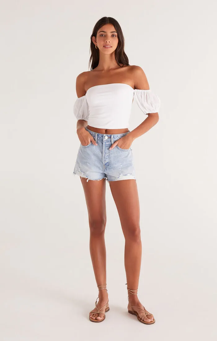 Classic Hi-Rise Denim Short