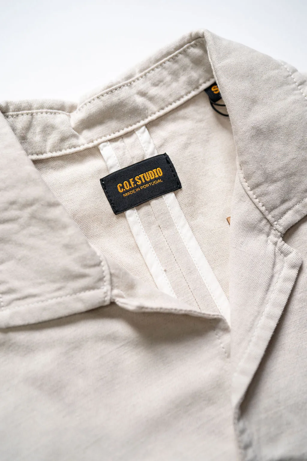 C.O.F. Studio Painter Jacket - Light Cotton Linen Ecru