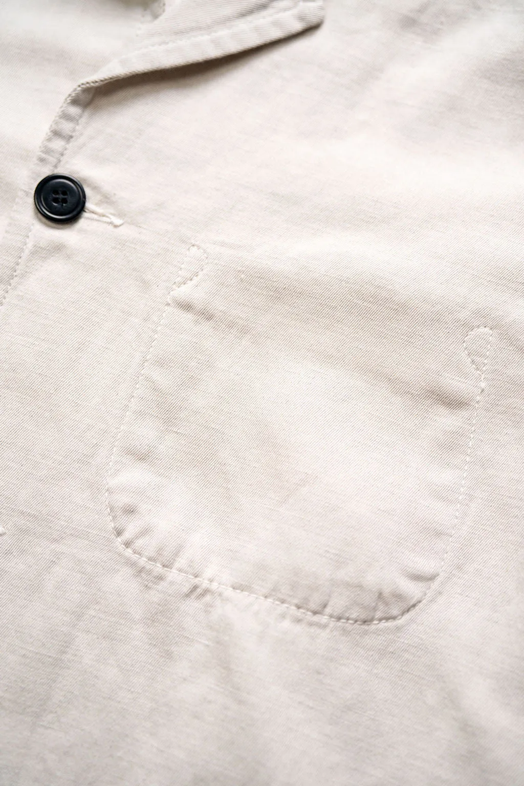 C.O.F. Studio Painter Jacket - Light Cotton Linen Ecru