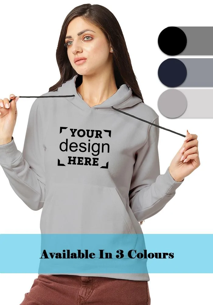 Custom Kangaroo Pocket Hoodie(Basic)-A4 Print