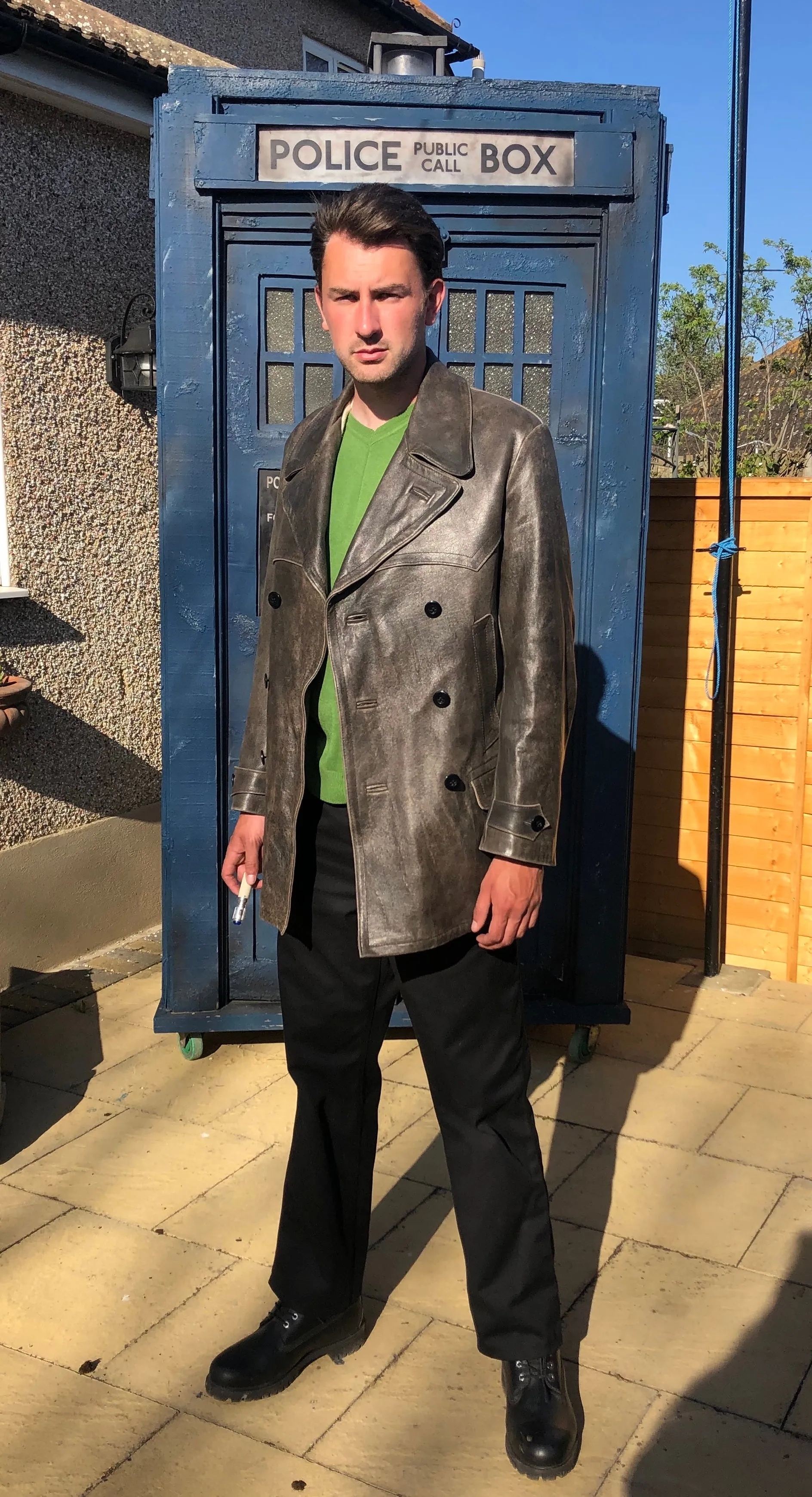 CUSTOM MADE - German U Boat Jacket as used in Dr Who