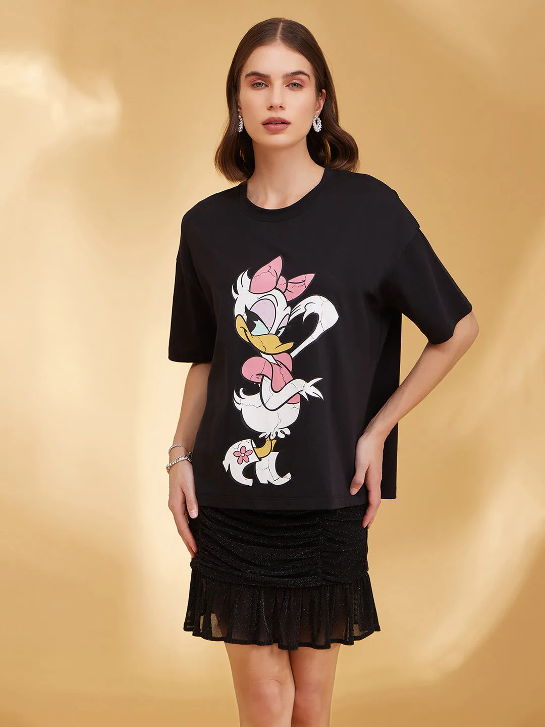 Daisy Duck  Disney Printed Graphic T-Shirt