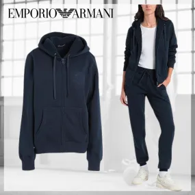 EMPORIO ARMANI  |Street Style Long Sleeves Plain Cotton Logo