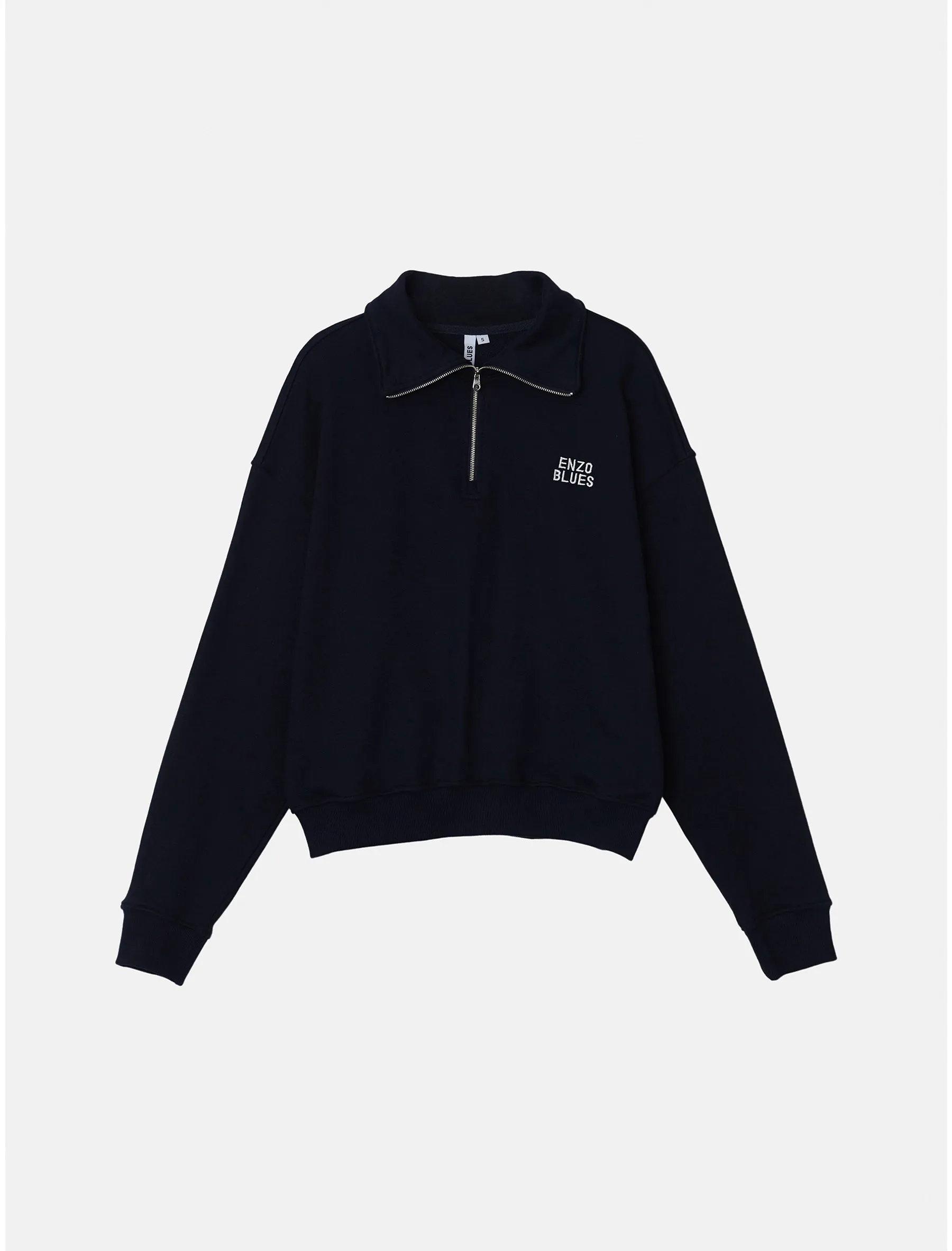 ENZO BLUES  |Unisex Sweat Street Style Cotton Logo Hoodies & Sweatshirts