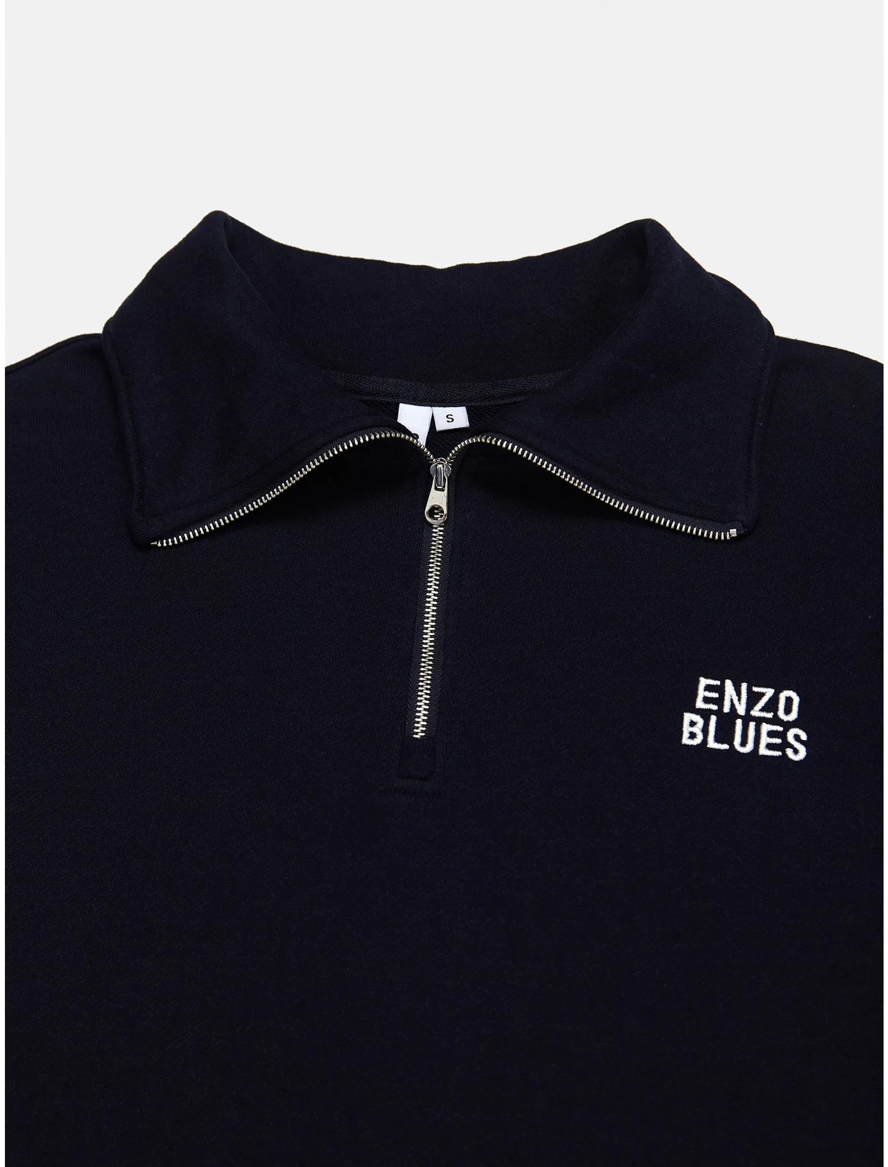 ENZO BLUES  |Unisex Sweat Street Style Cotton Logo Hoodies & Sweatshirts