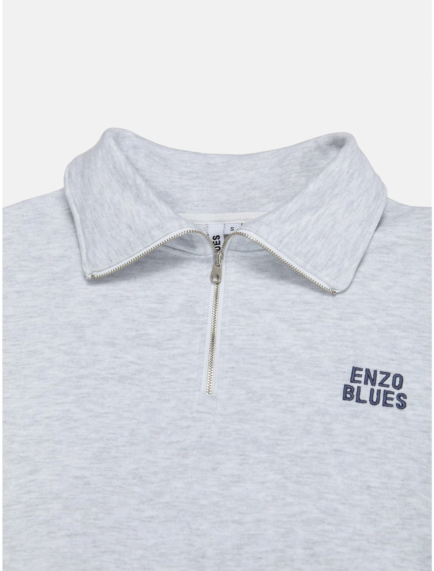 ENZO BLUES  |Unisex Sweat Street Style Cotton Logo Hoodies & Sweatshirts