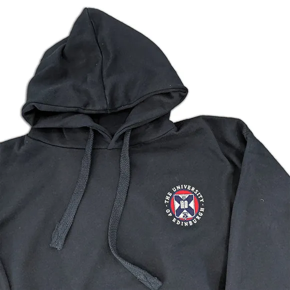 Essential Embroidered Hoodie in Navy