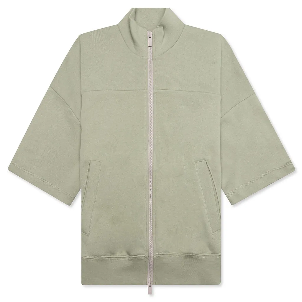 Essentials Kid's S/S Full Zip Jacket - Seafoam